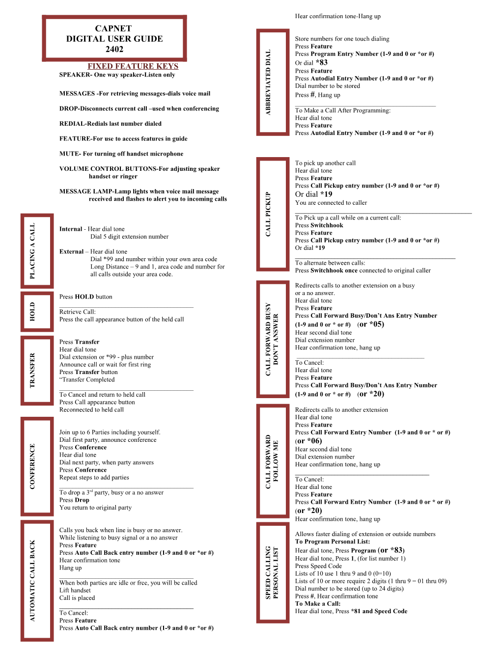 Digital User Guide