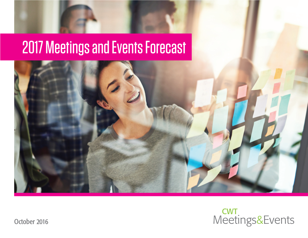 2017 Meetings and Events Forecast