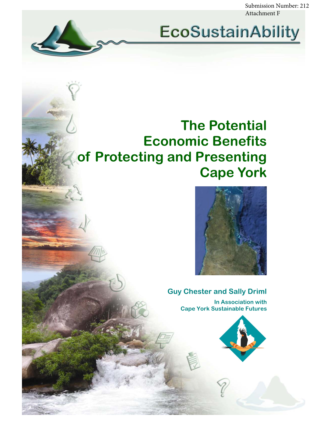 The Potential Economic Benefits of Protecting and Presenting Cape York