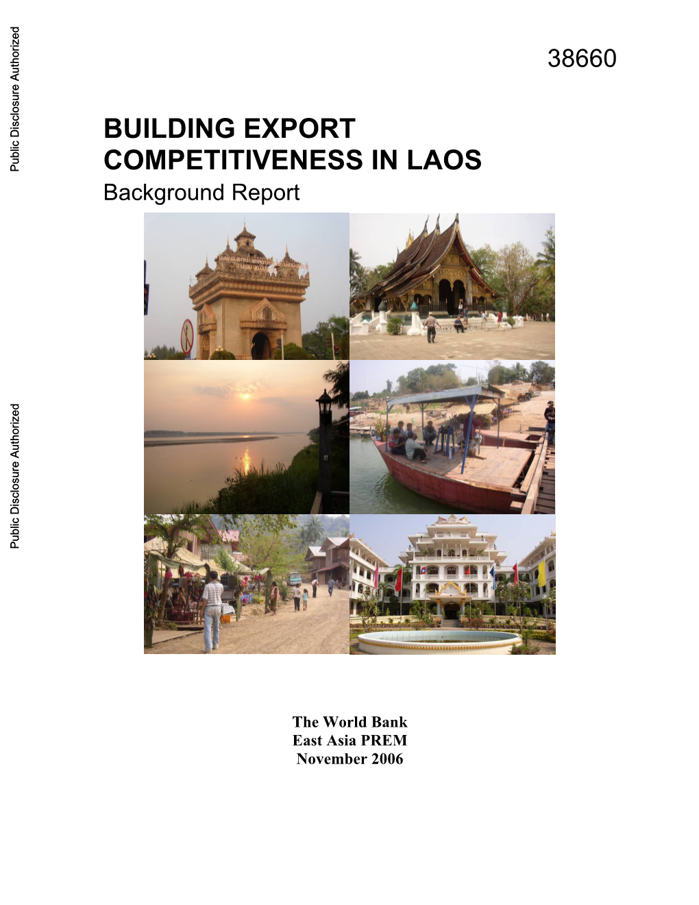 Building Export Competitiveness in Laos