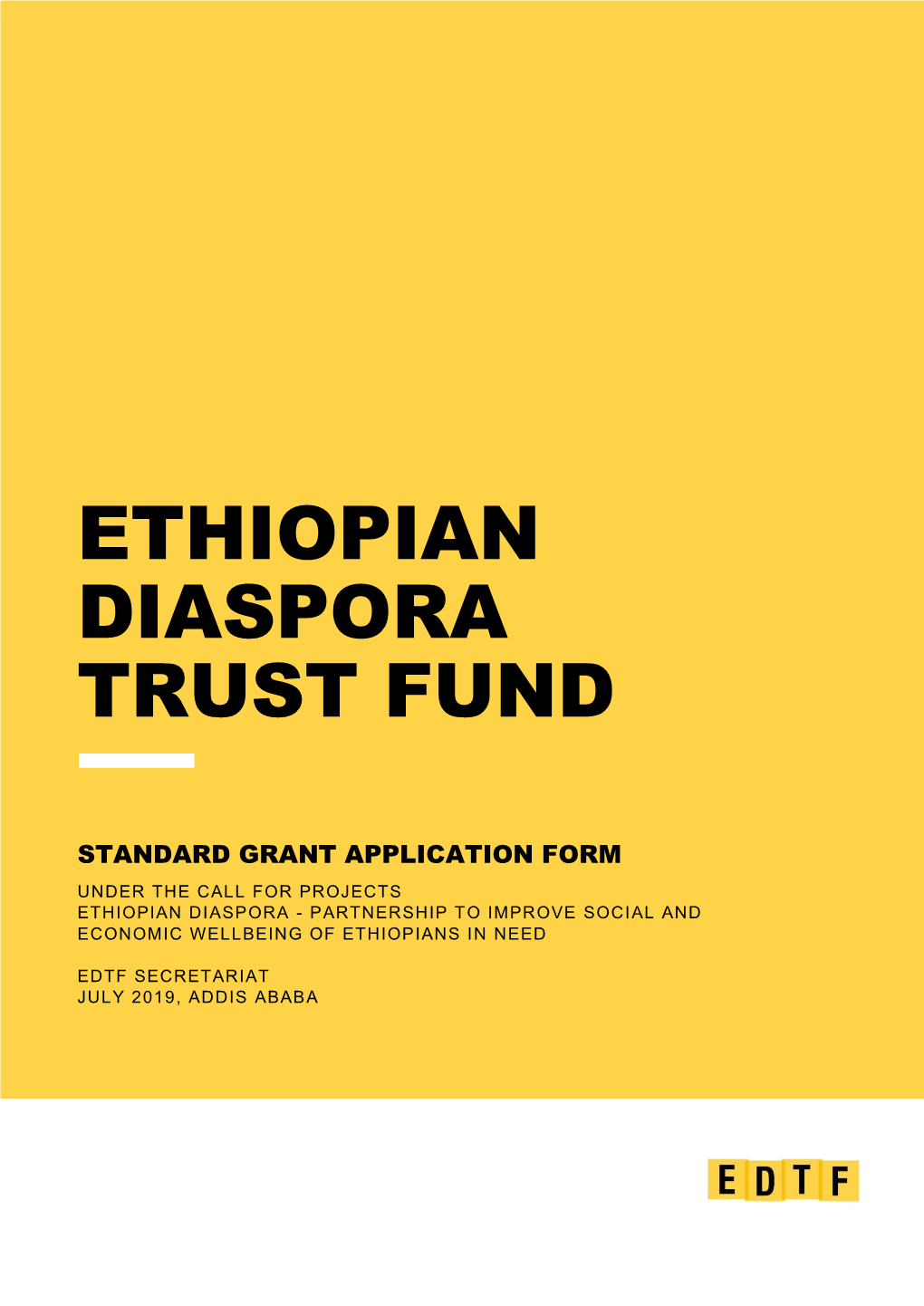 Ethiopian Diaspora Trust Fund