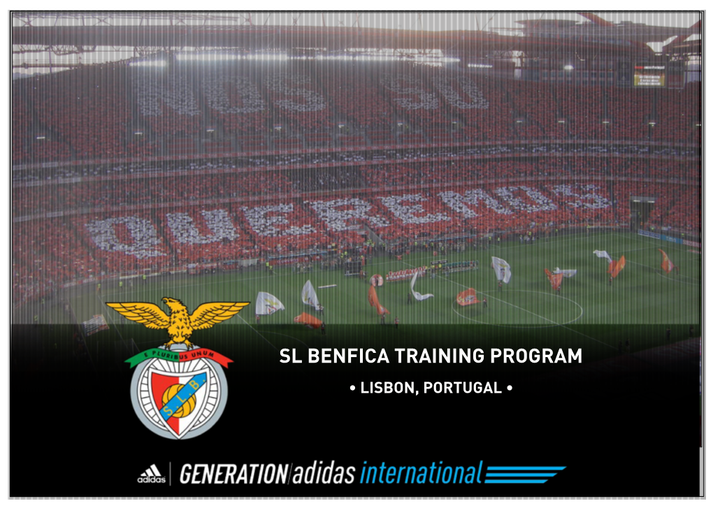 Sl Benfica Training Program