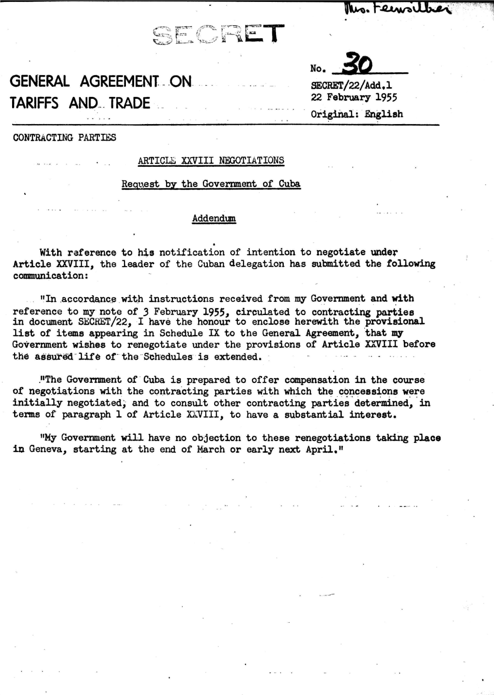 Djuv''" '"'1 GENERAL AGREEMENT on Sma