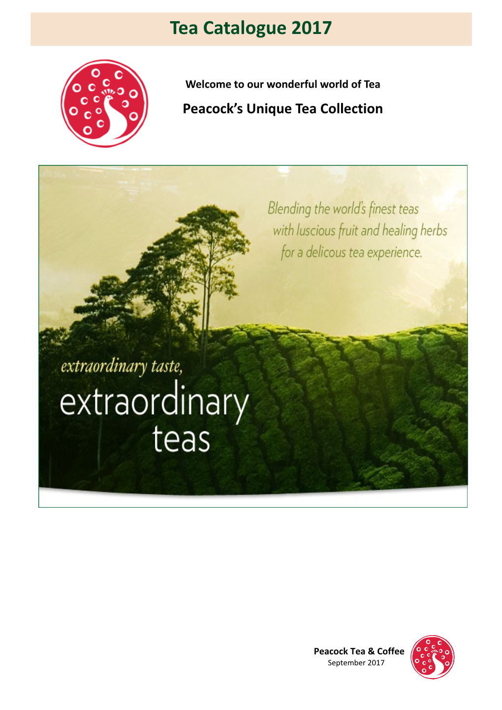 Tea Catalogue 2017