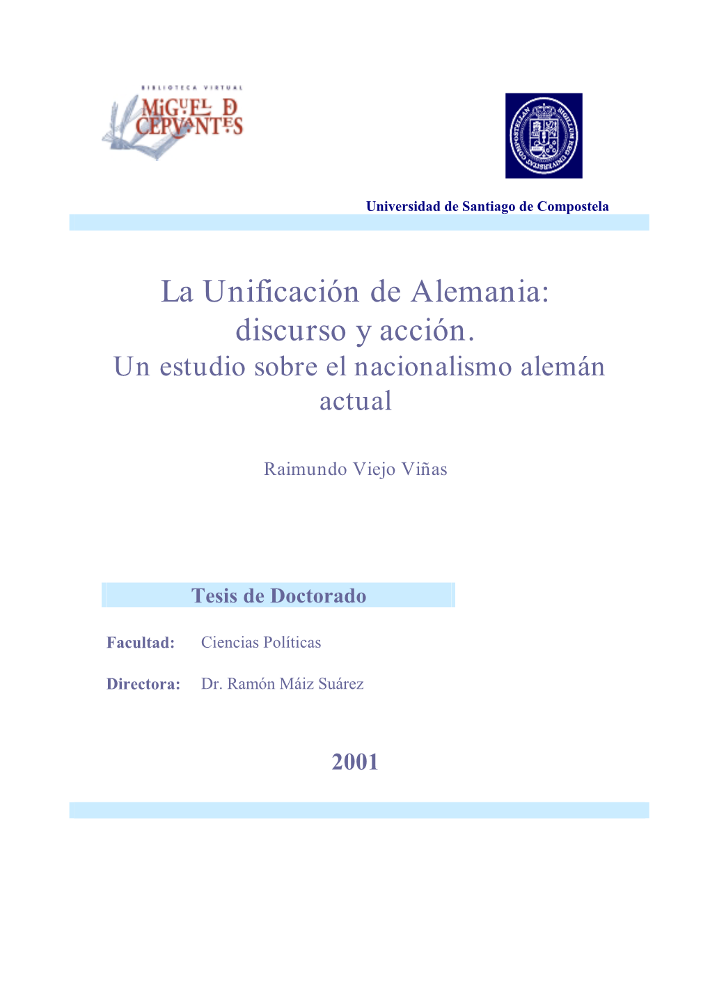 Pdf La Unificación De Alemania