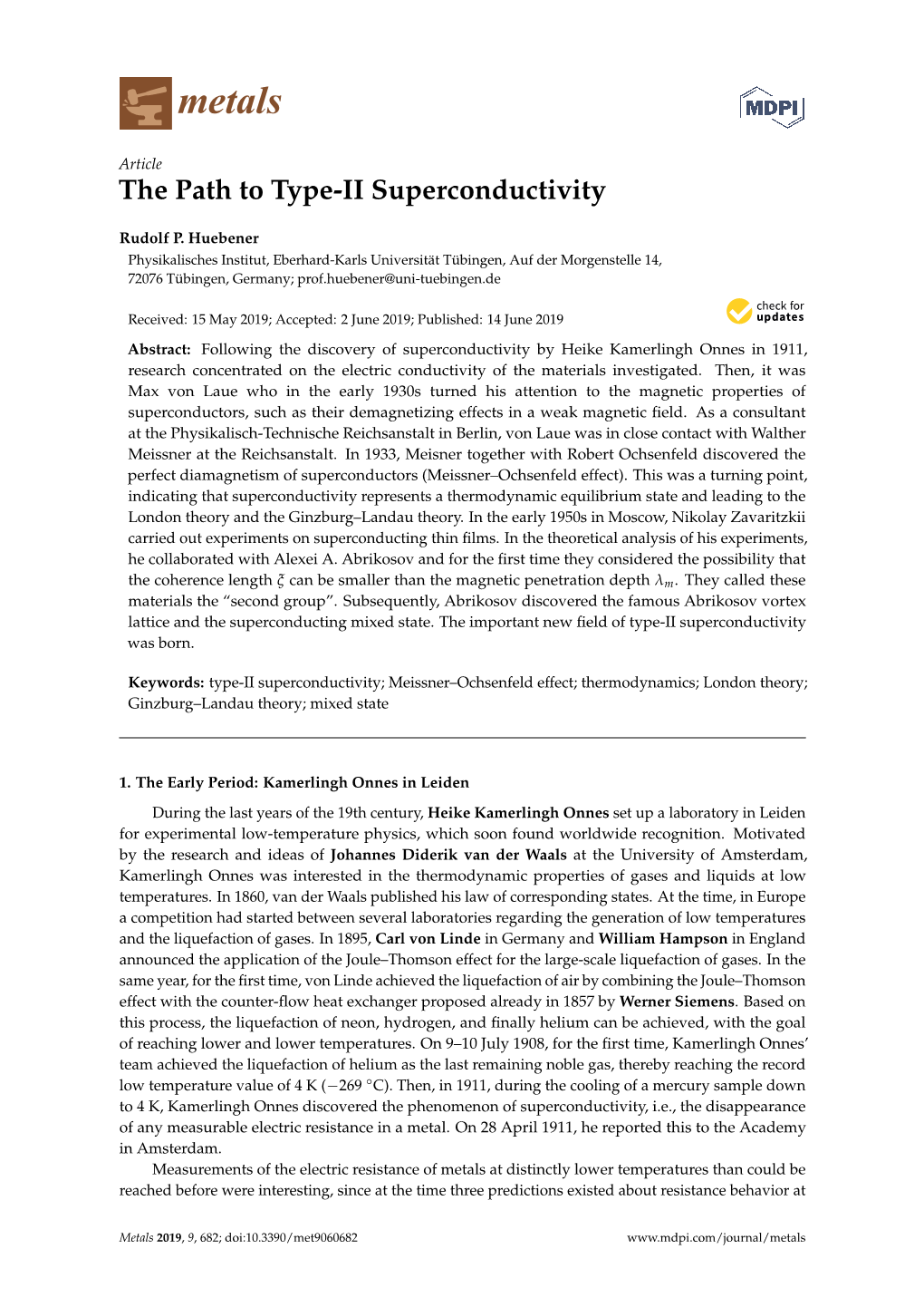 The Path to Type-II Superconductivity