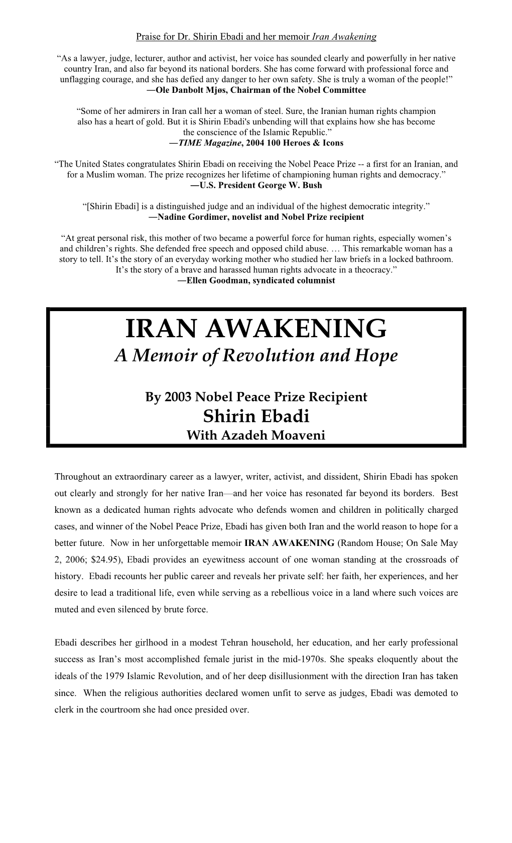 Iran Awakening