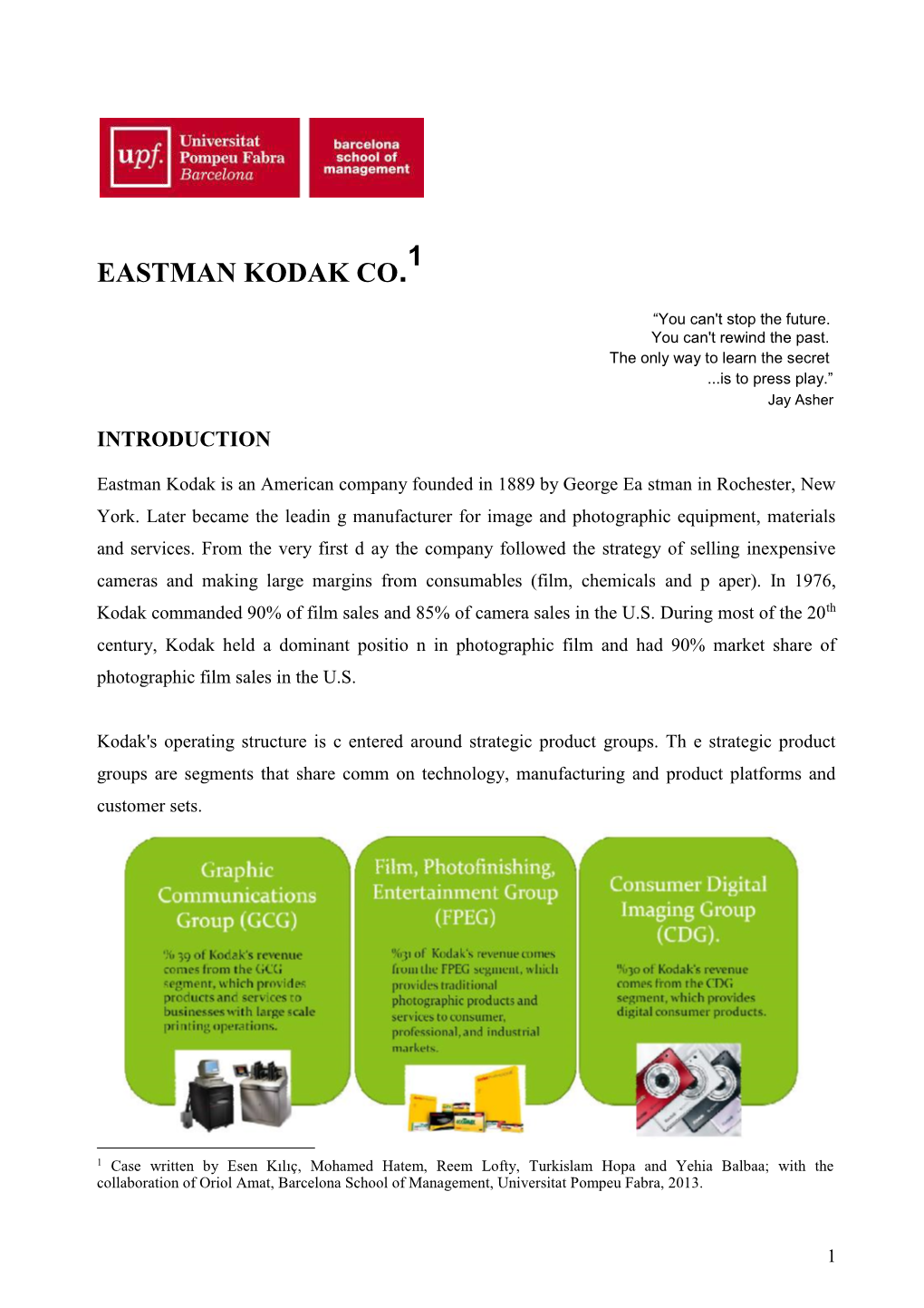 Eastman Kodak Co. 1