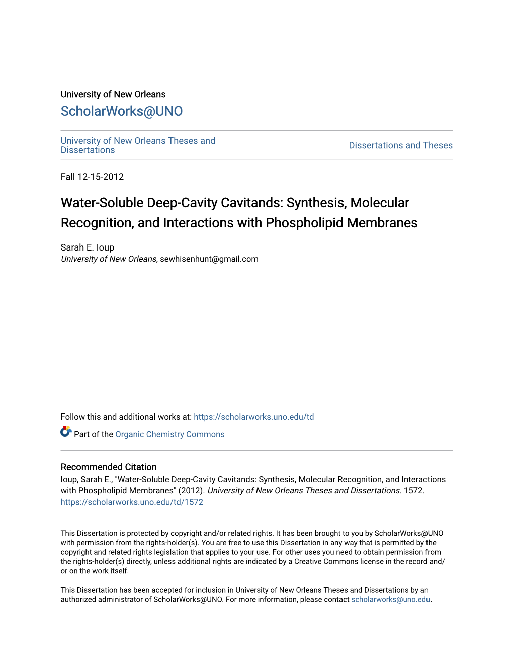 Water-Soluble Deep-Cavity Cavitands: Synthesis, Molecular Recognition, and Interactions with Phospholipid Membranes