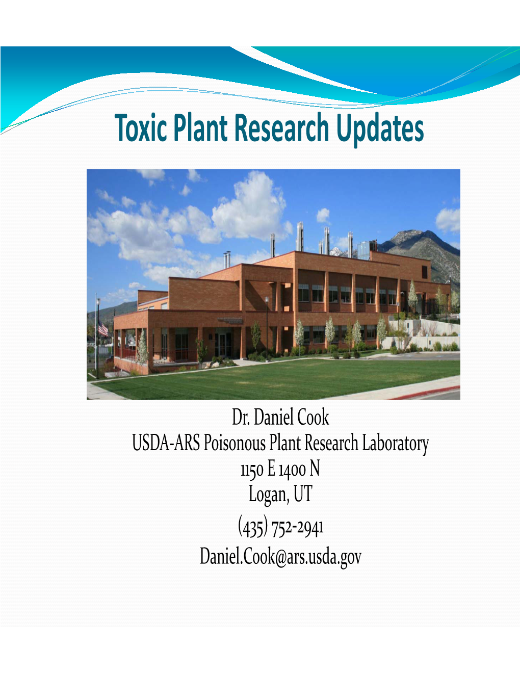 Toxic Plant Research Updates for Southeastern Arizona