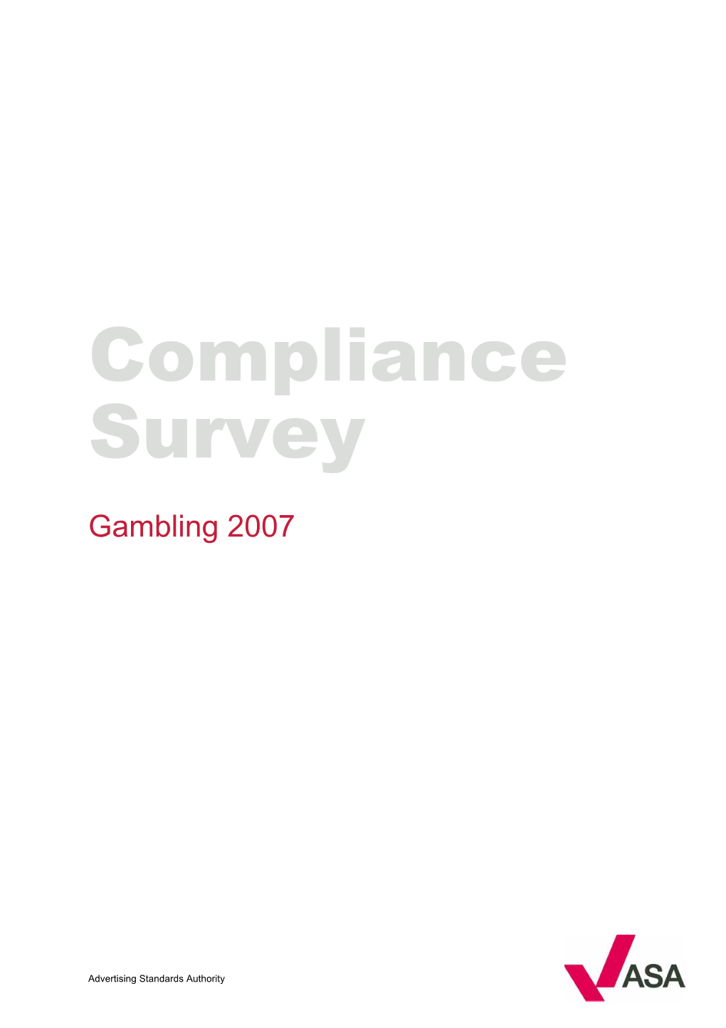 Gambling Compliance Survey 2007.Pdf