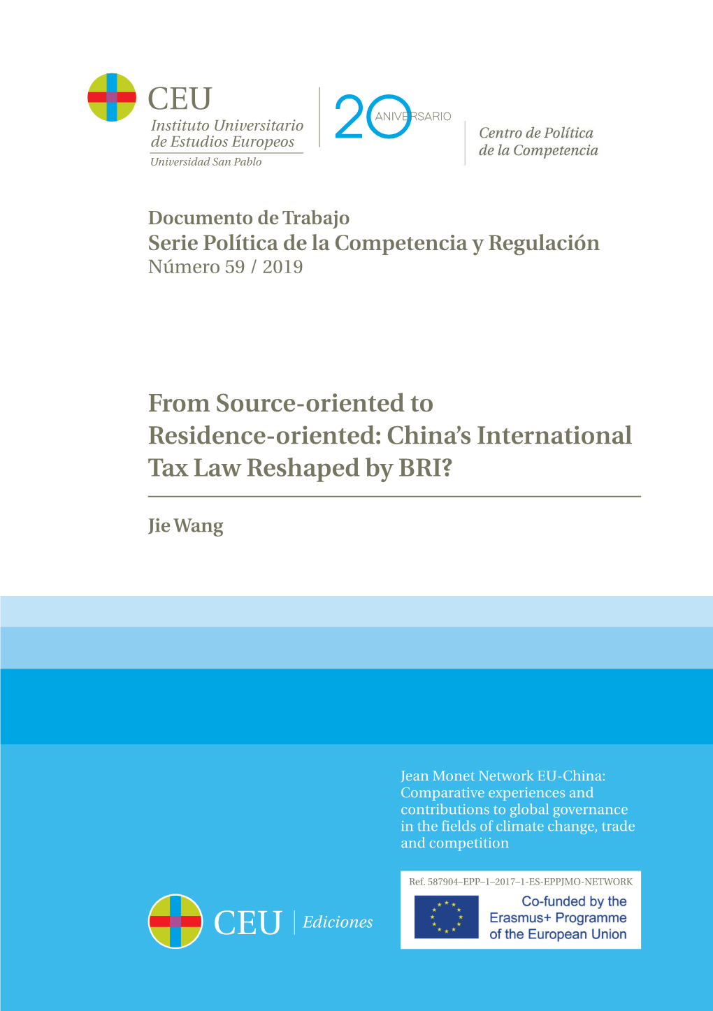 China's International Tax Law Reshaped by BRI?