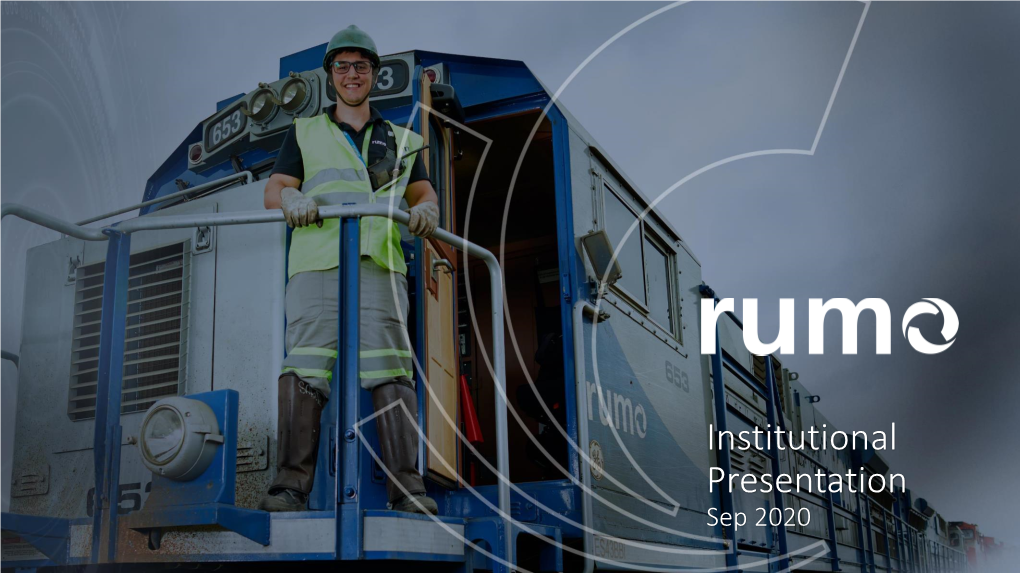 Rumo 2020 Institutional Presentation Shows 34% Increase in Volume