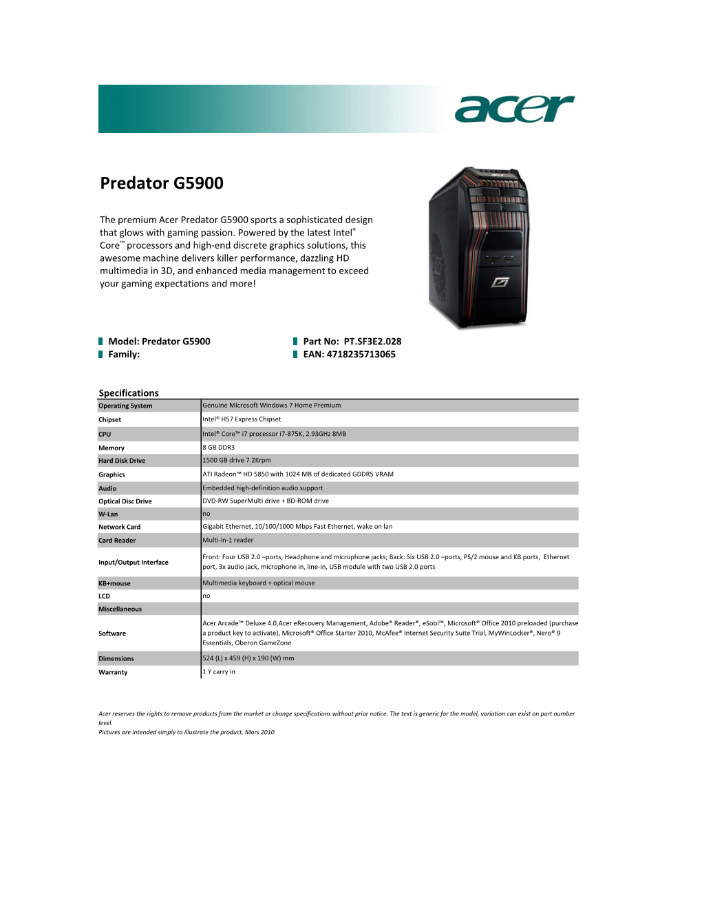 Product Sheet PT.SF3E2.028