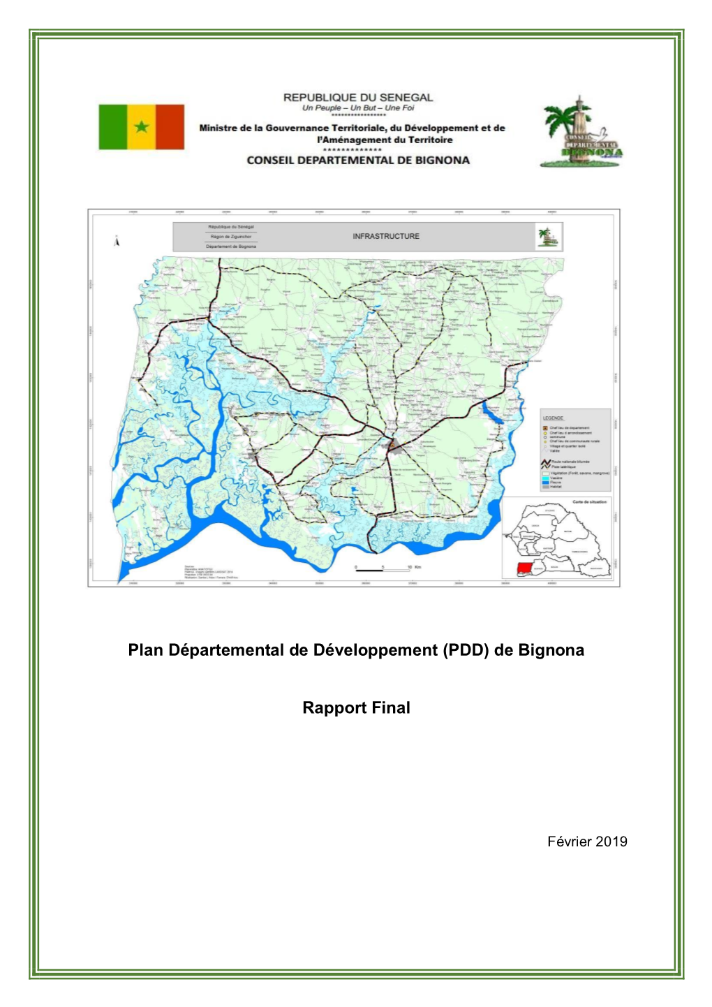 Plan Départemental De Développement (PDD) De Bignona