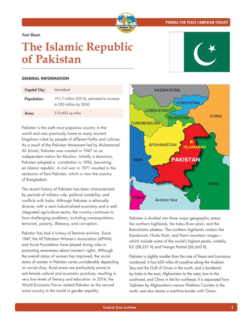 The Islamic Republic of Pakistan