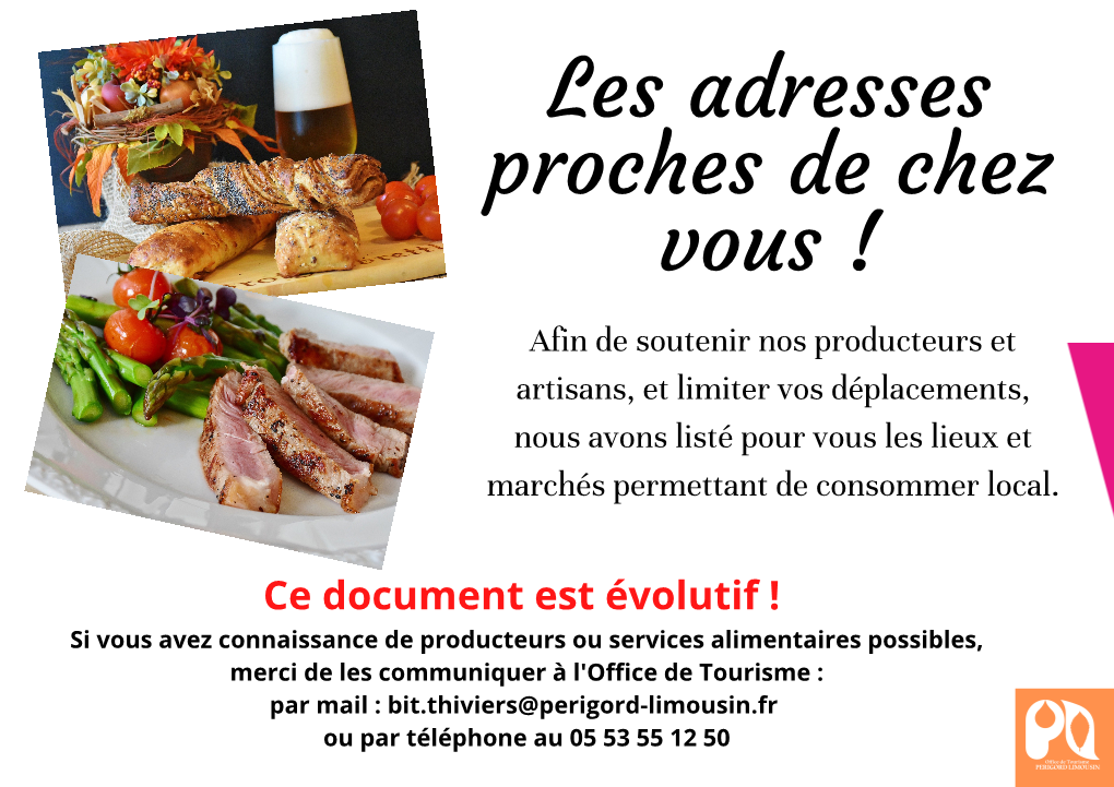 Les Adresses Proches De Chez Vous !