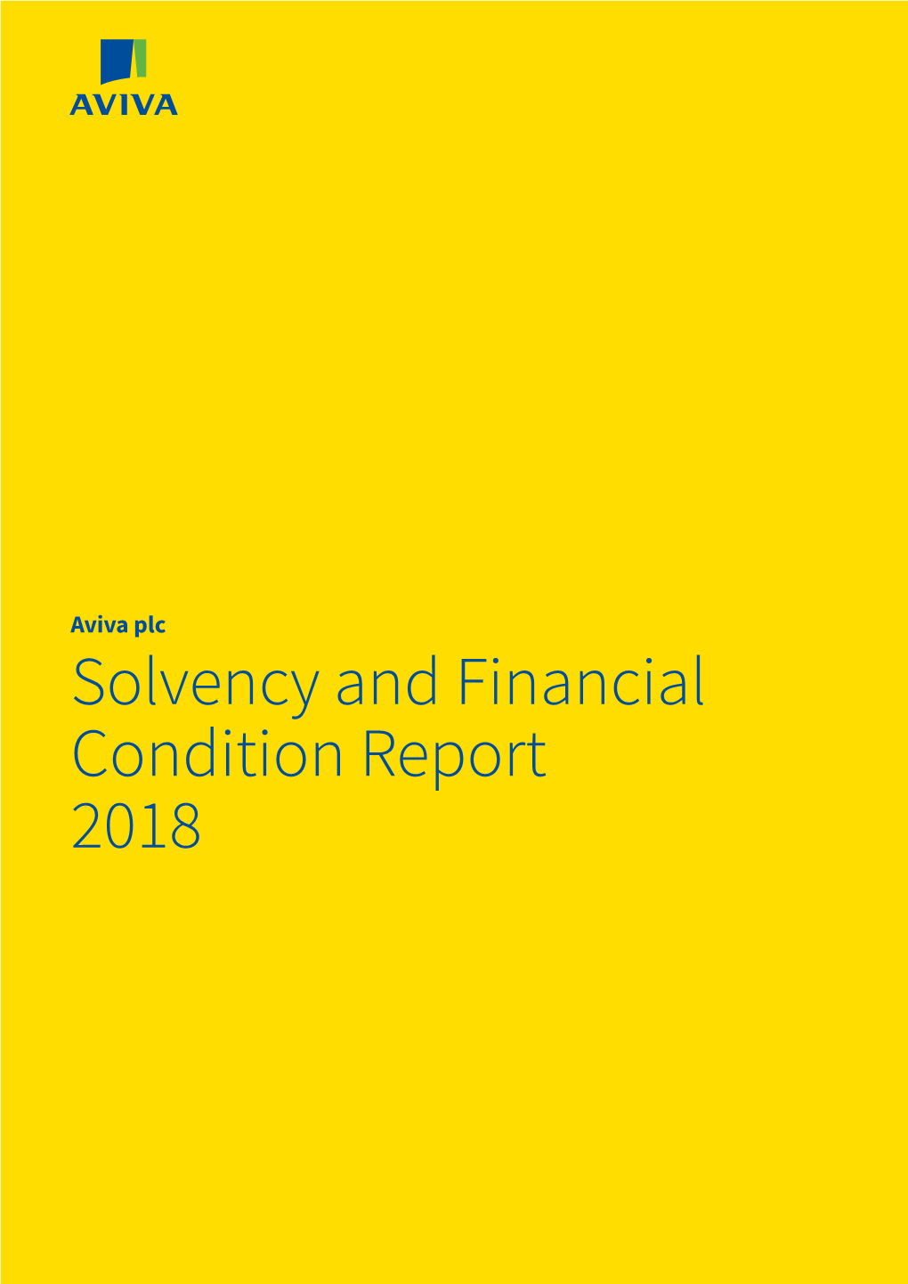 Solvency and Financial Condition Report 2018 Contents