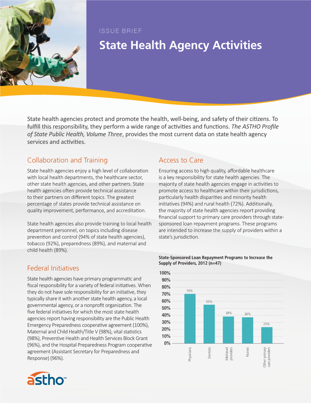 State Health Agency Activities