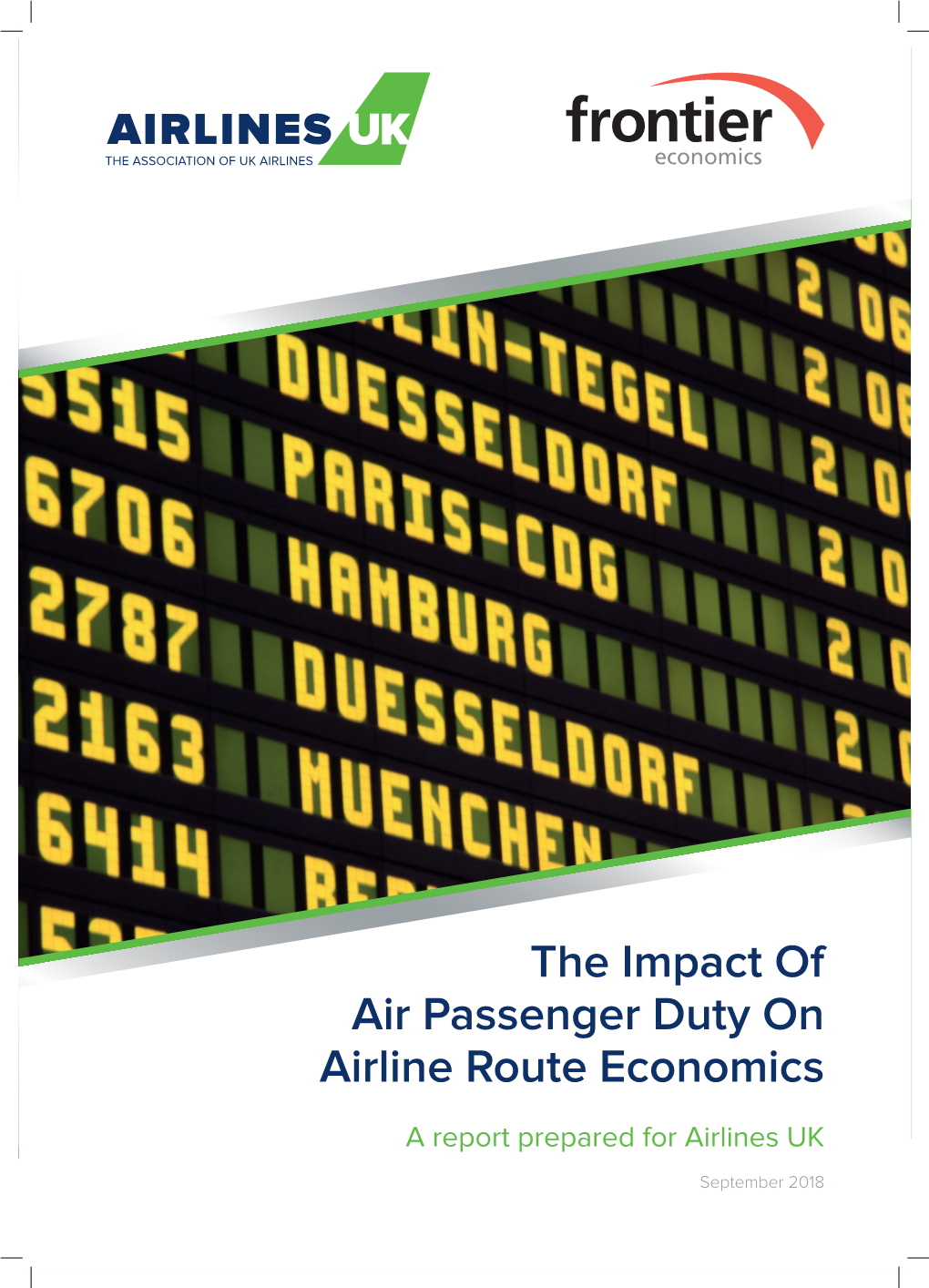 The Impact of Air Passenger Duty on Airline Route Economics