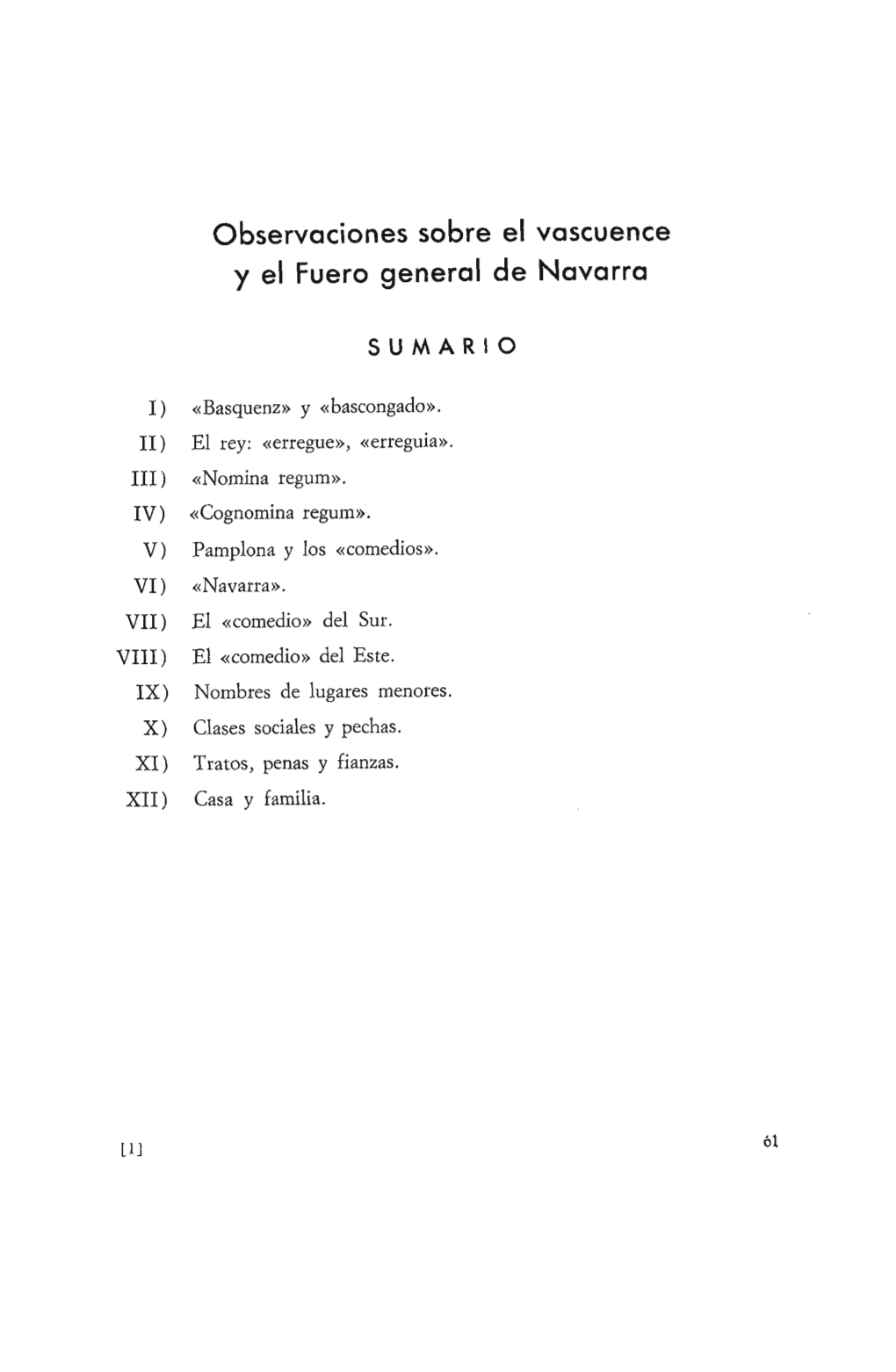 Observaciones Sobre El Vascuence Y El Fuero General De Navarra