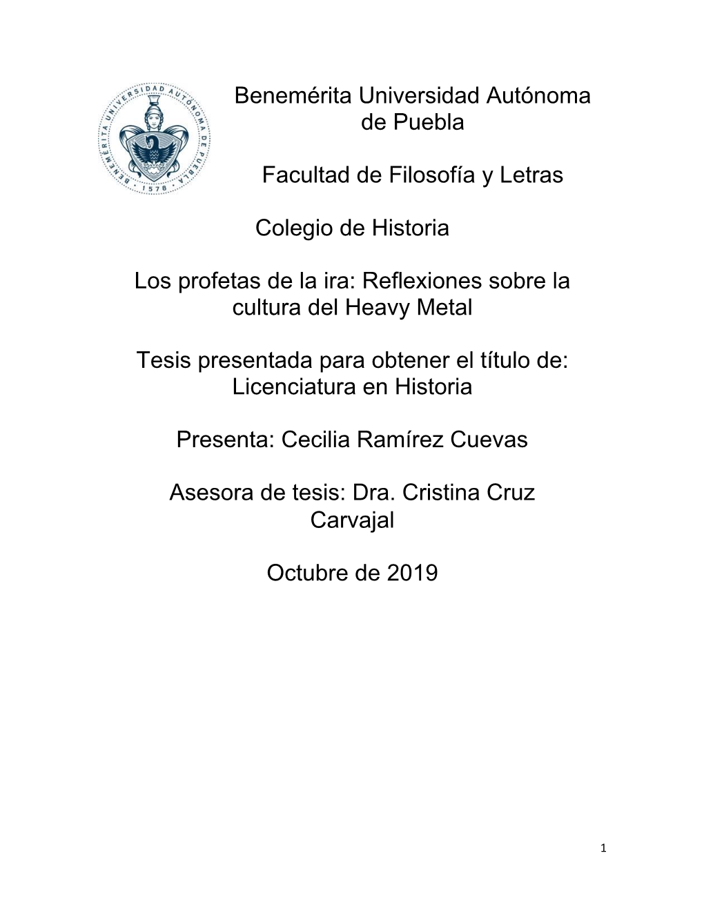 Benemérita Universidad Autónoma De Puebla