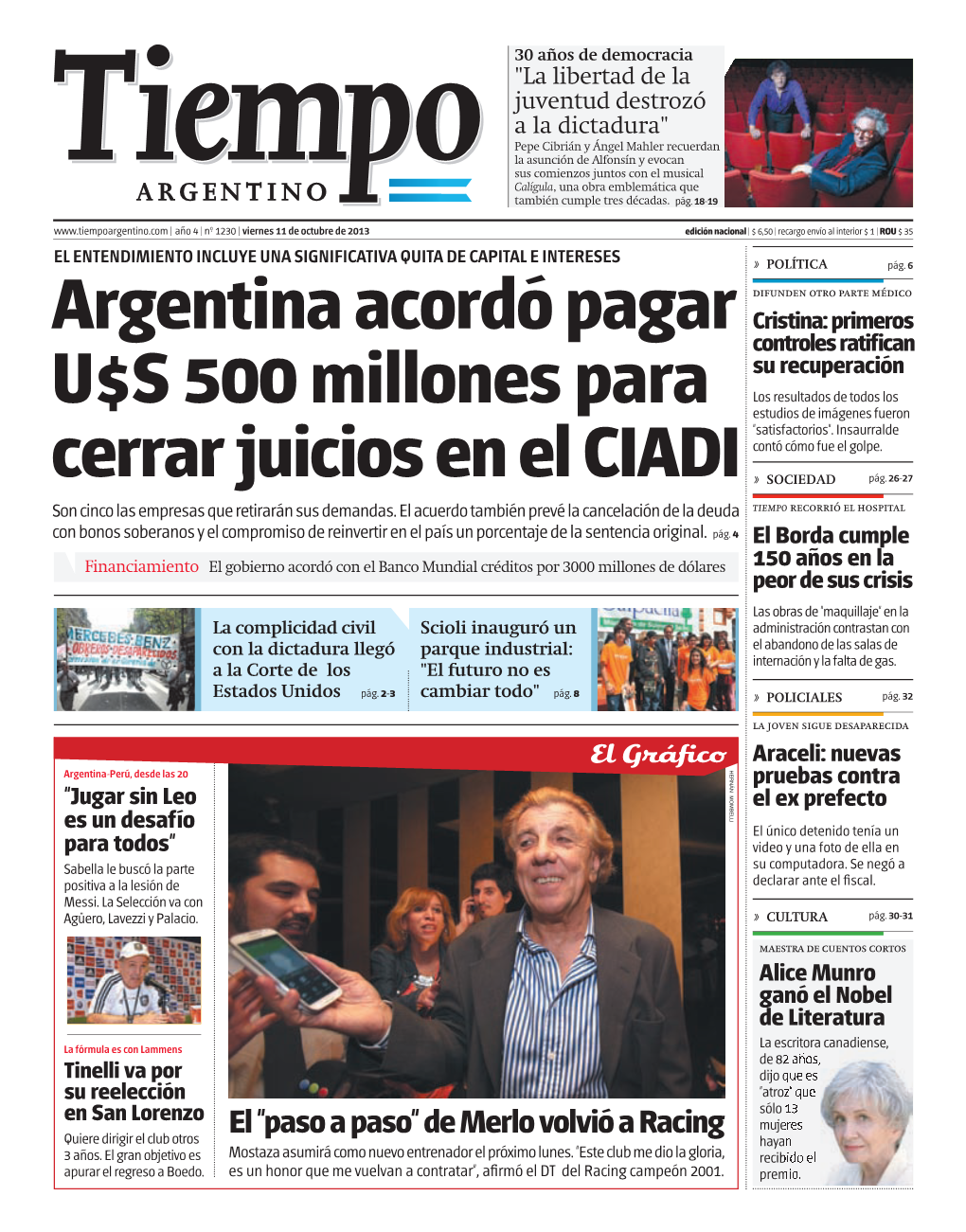 Argentina Acordó Pagar U$S 500 Millones Para Cerrar Juicios En El