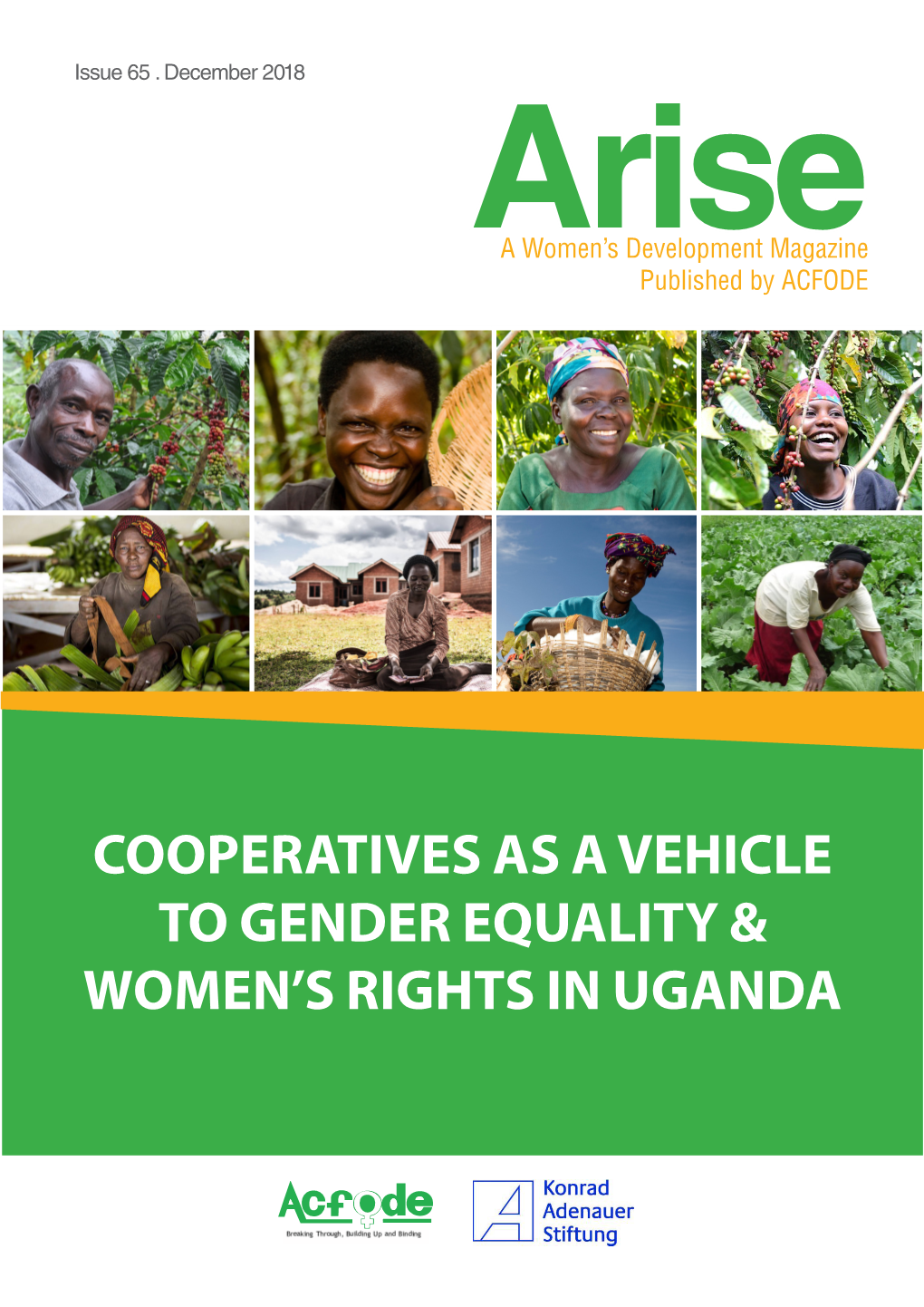 Cooperatives As a Vehicle to Gender Equality & Women's