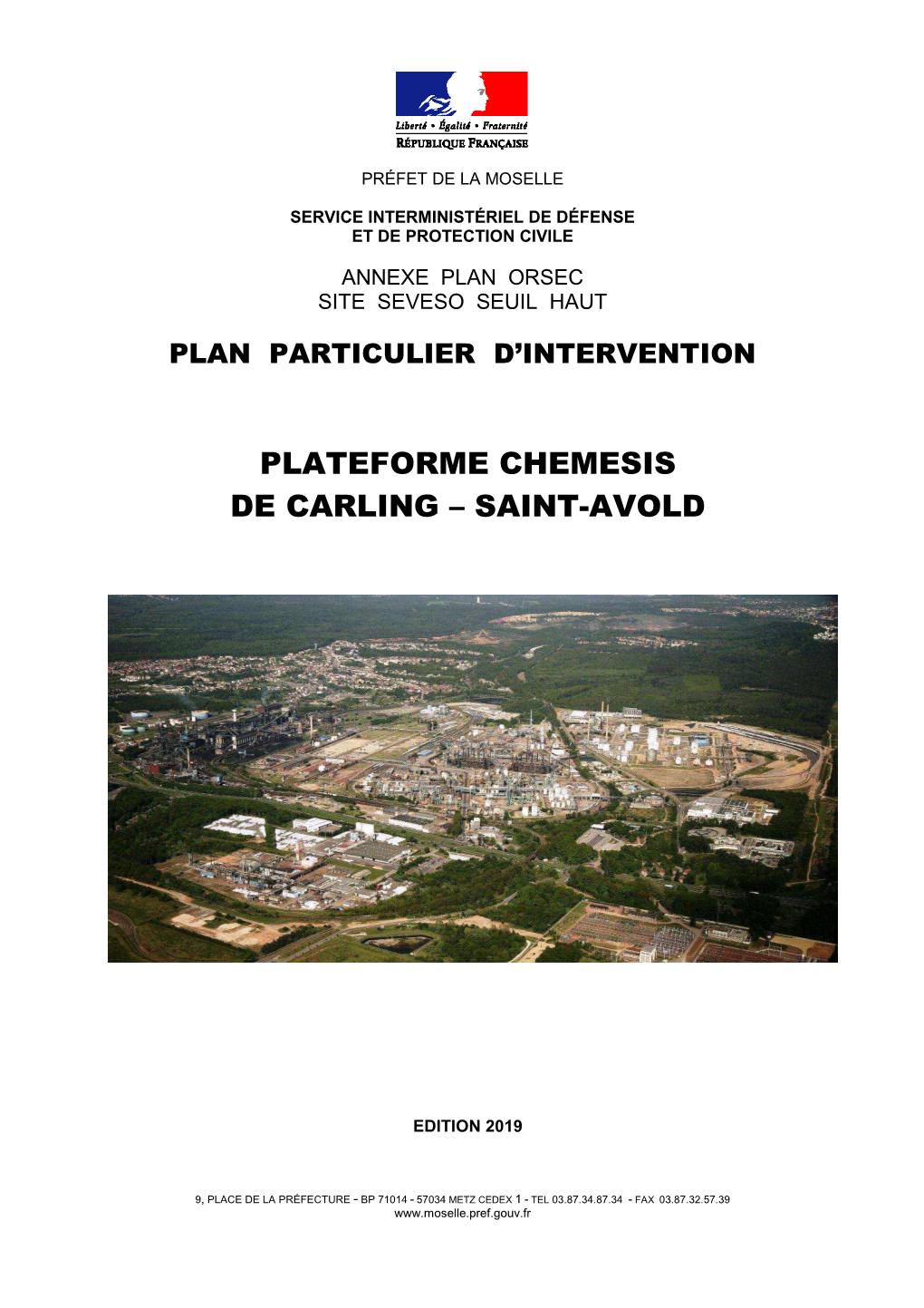 Plateforme Chemesis De Carling – Saint-Avold