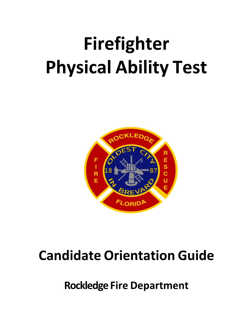 Firefighter Physical Ability Test