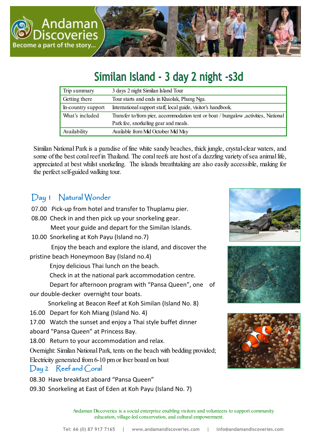 Similan 3D2n