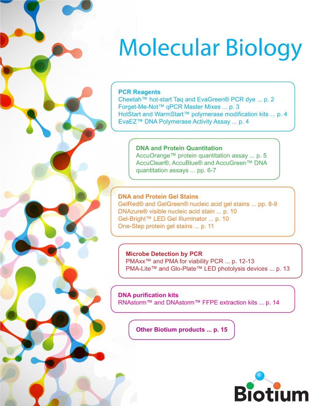 Molecular Biology Brochure