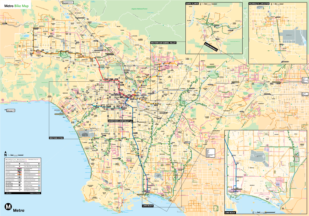 Metro Bike Map O a I Regional Park a Hubbardregional L N Y