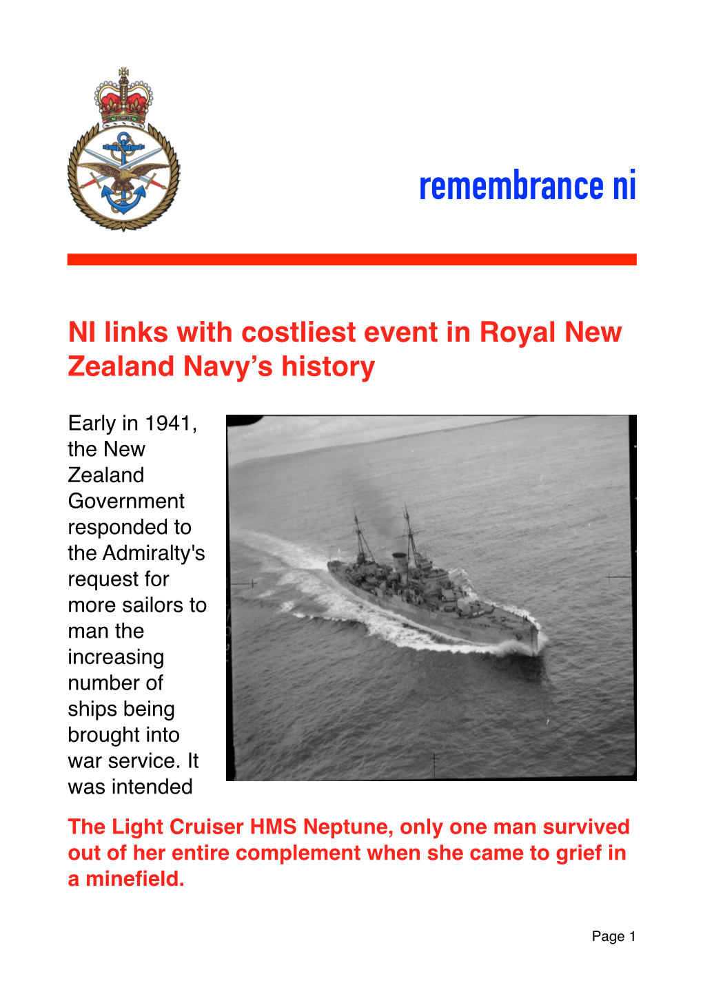 Remni Hms Neptune