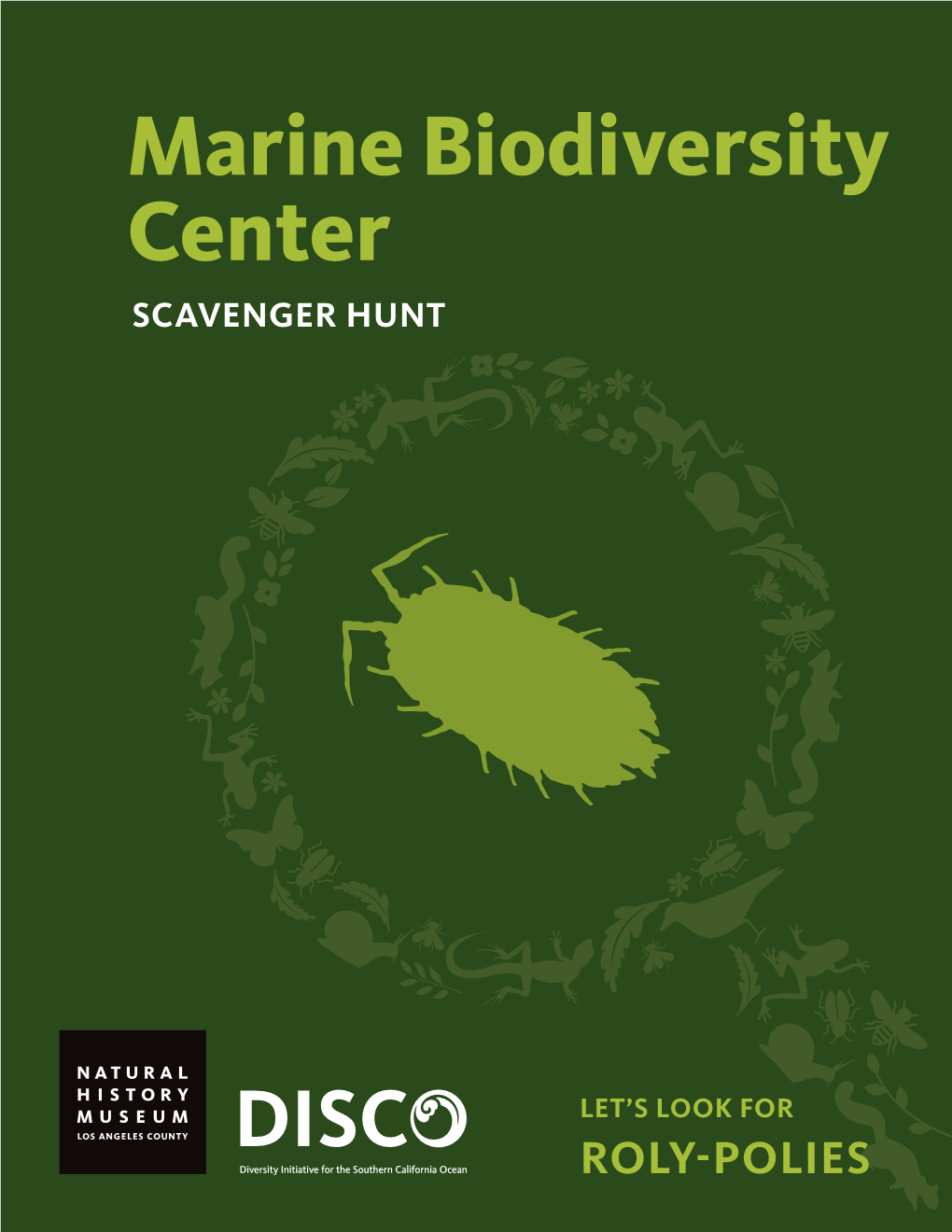 Marine Biodiversity Center SCAVENGER HUNT
