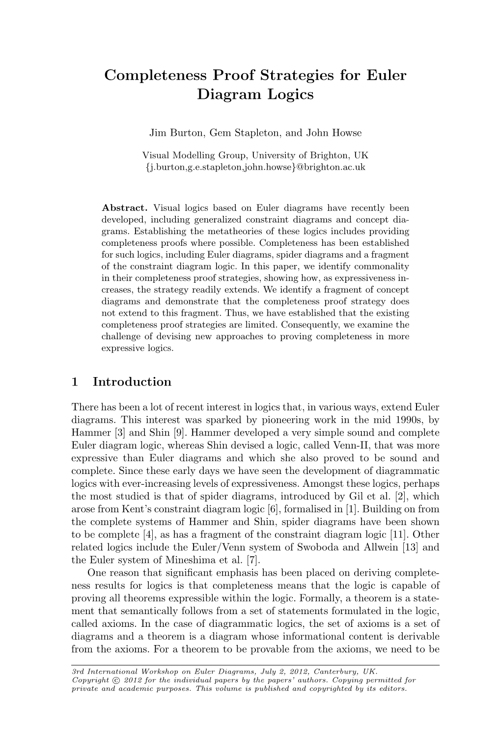 Completeness Proof Strategies for Euler Diagram Logics