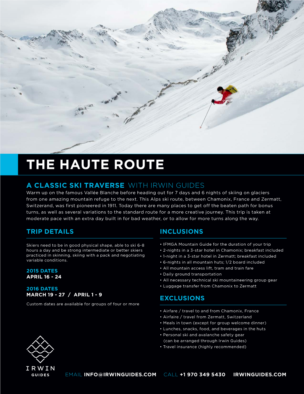 The Haute Route