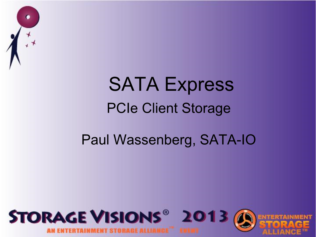 SATA Express Pcie Client Storage