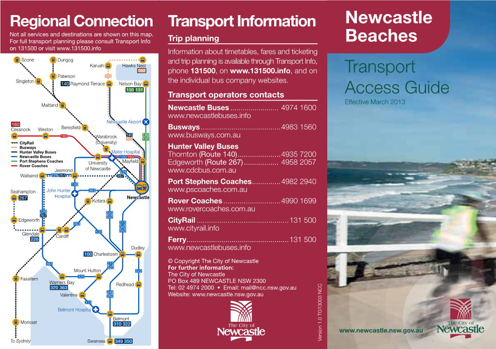 Newcastle Beaches Transport Access Guide
