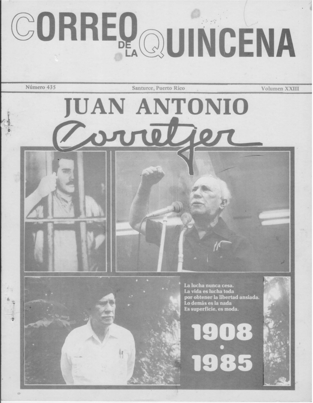 CORREO DE LA QUINCENA (NUM. 435) 25 De Julio