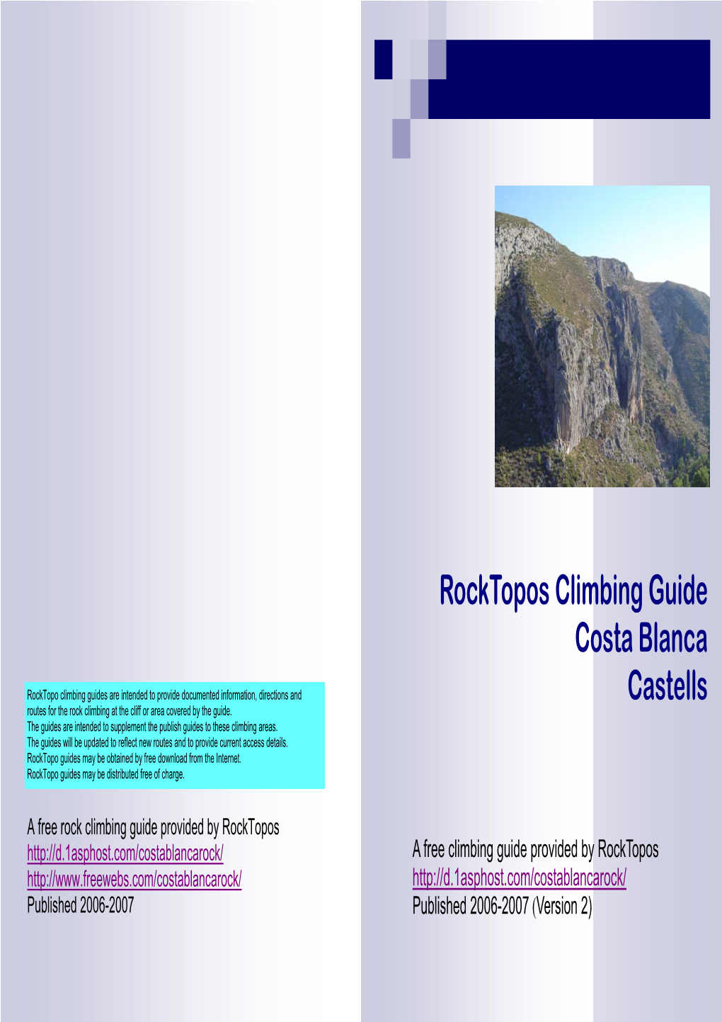 Rocktopos Climbing Guide Costa Blanca Castells