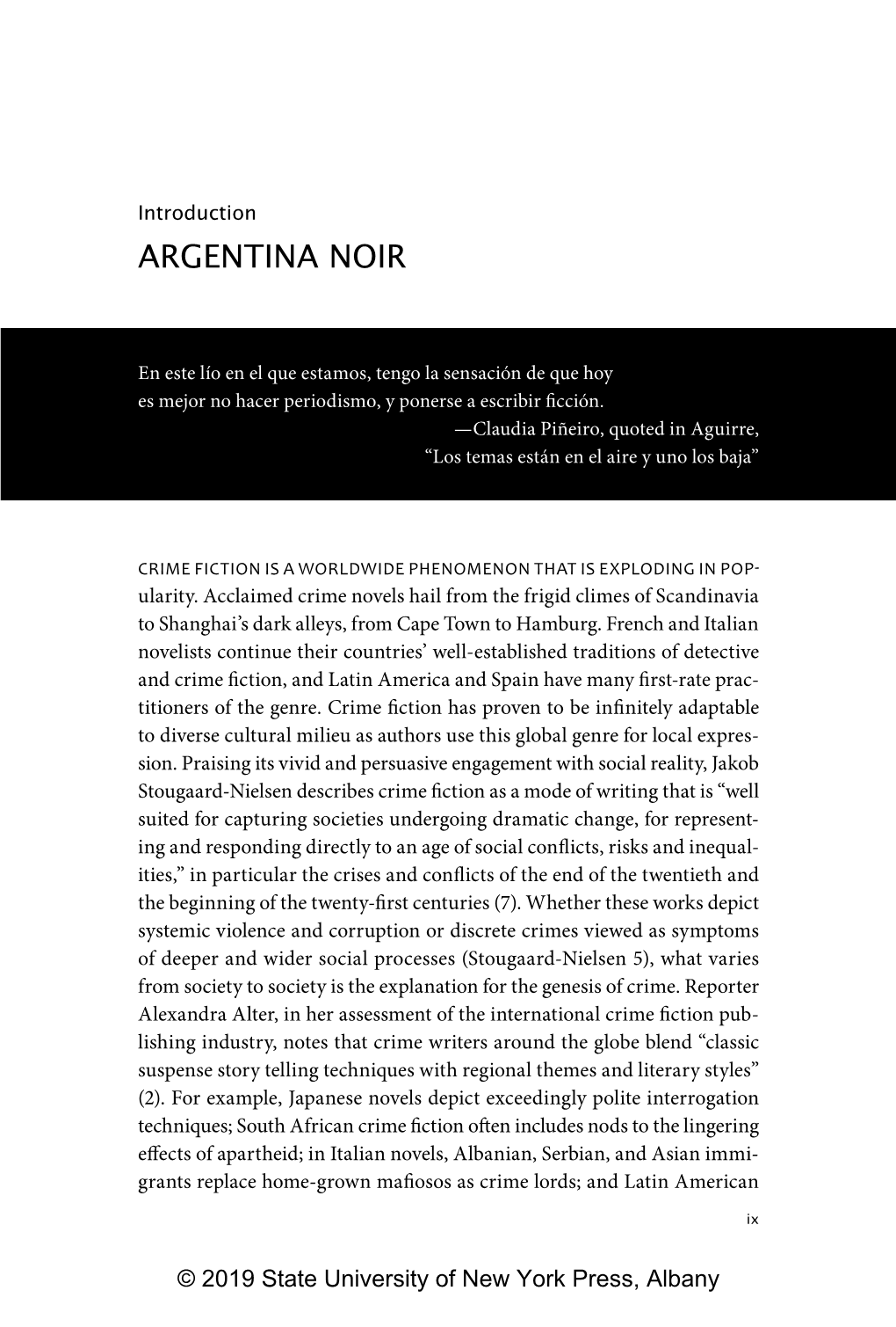 Argentina Noir