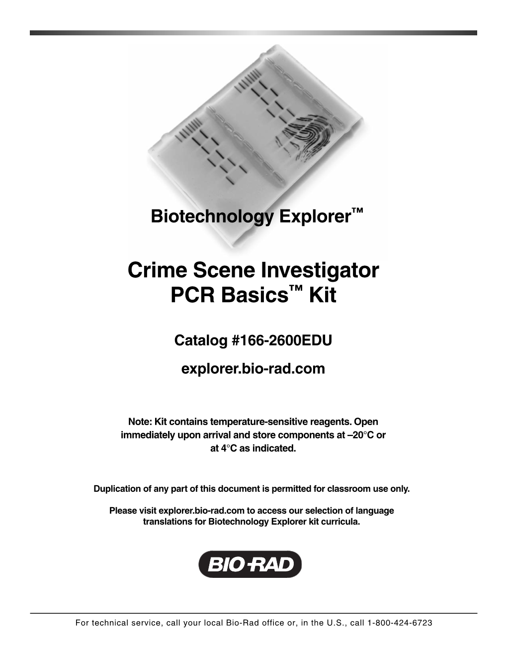 Crime Scene Investigator PCR Basics™ Kit
