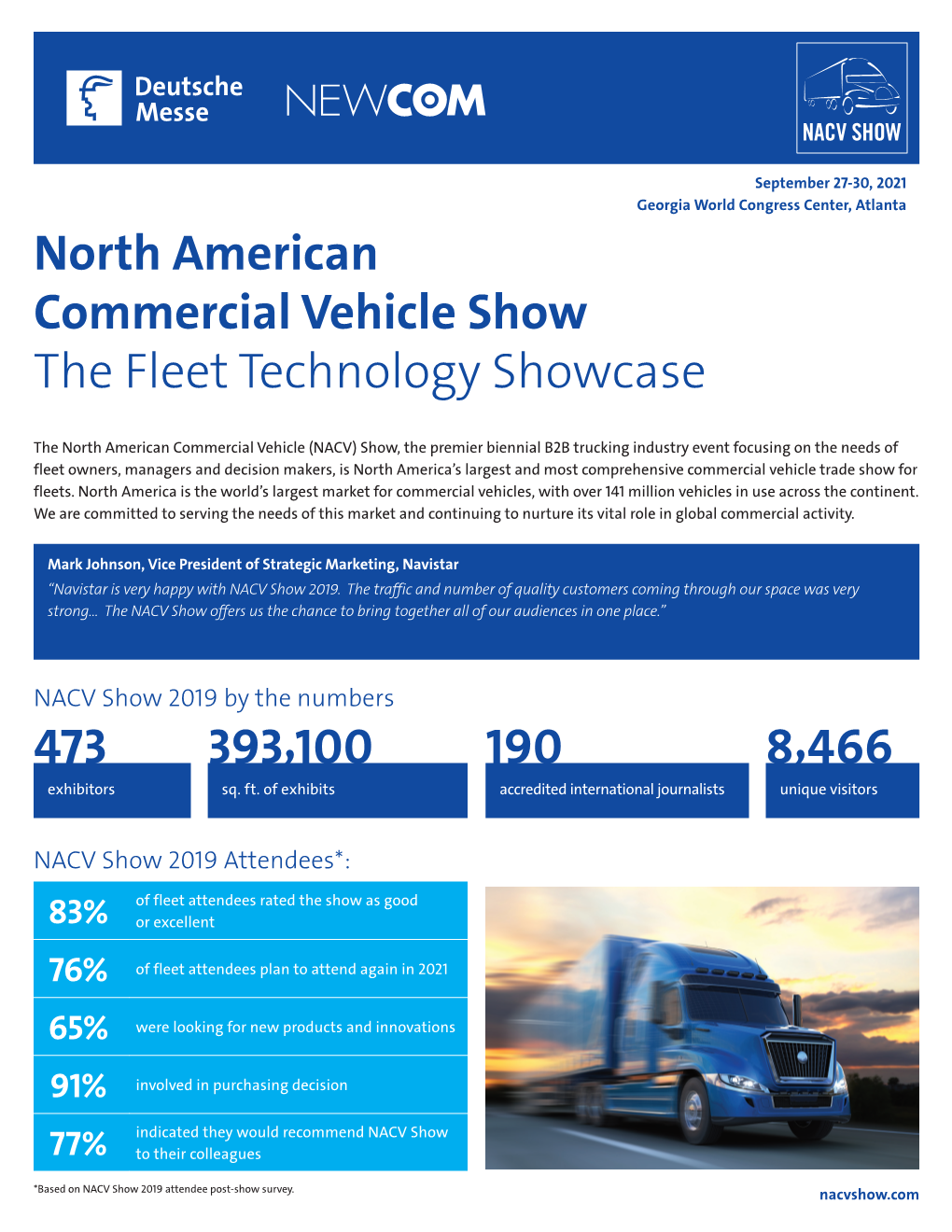 North American Commercial Vehicle Show the Fleet Technology Showcase