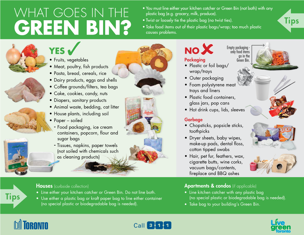 What Goes in the Green Bin?