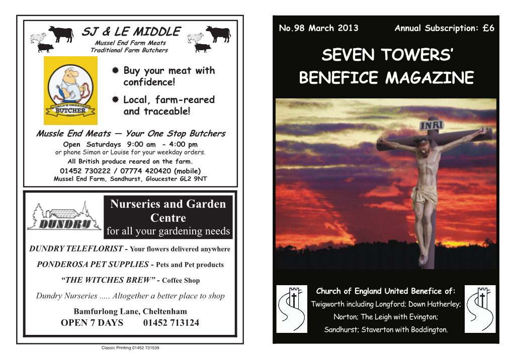 Seven Towers‛ Benefice Magazine