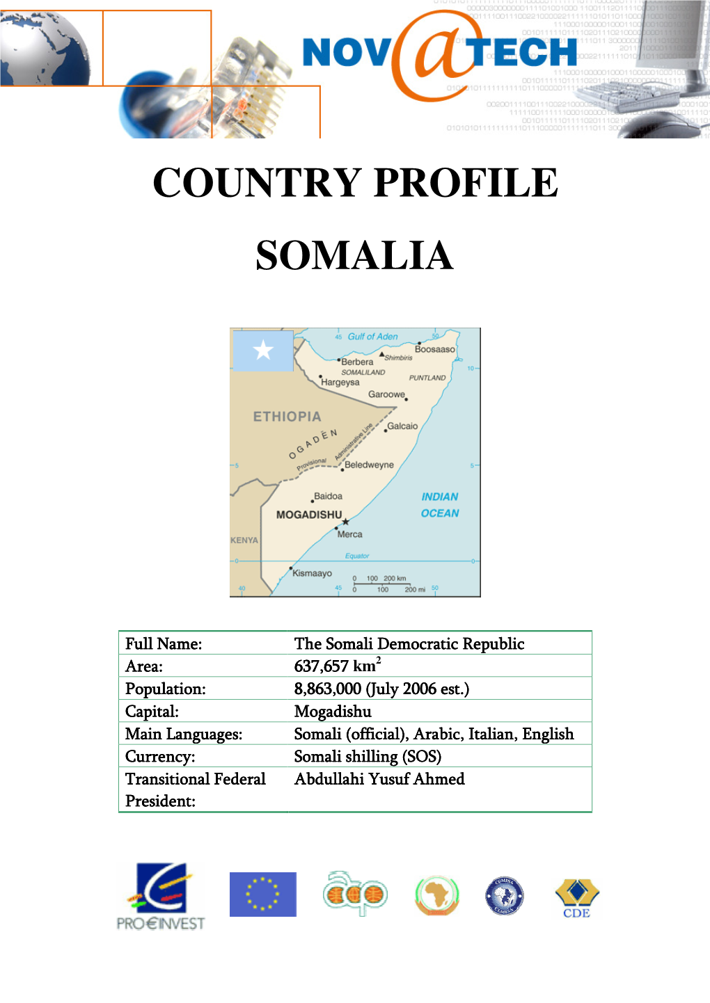 Country Profile Somalia