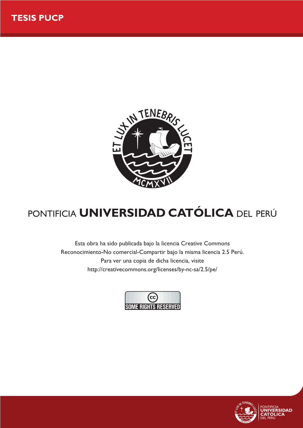 Pontificia Universidad Católica Del Perú