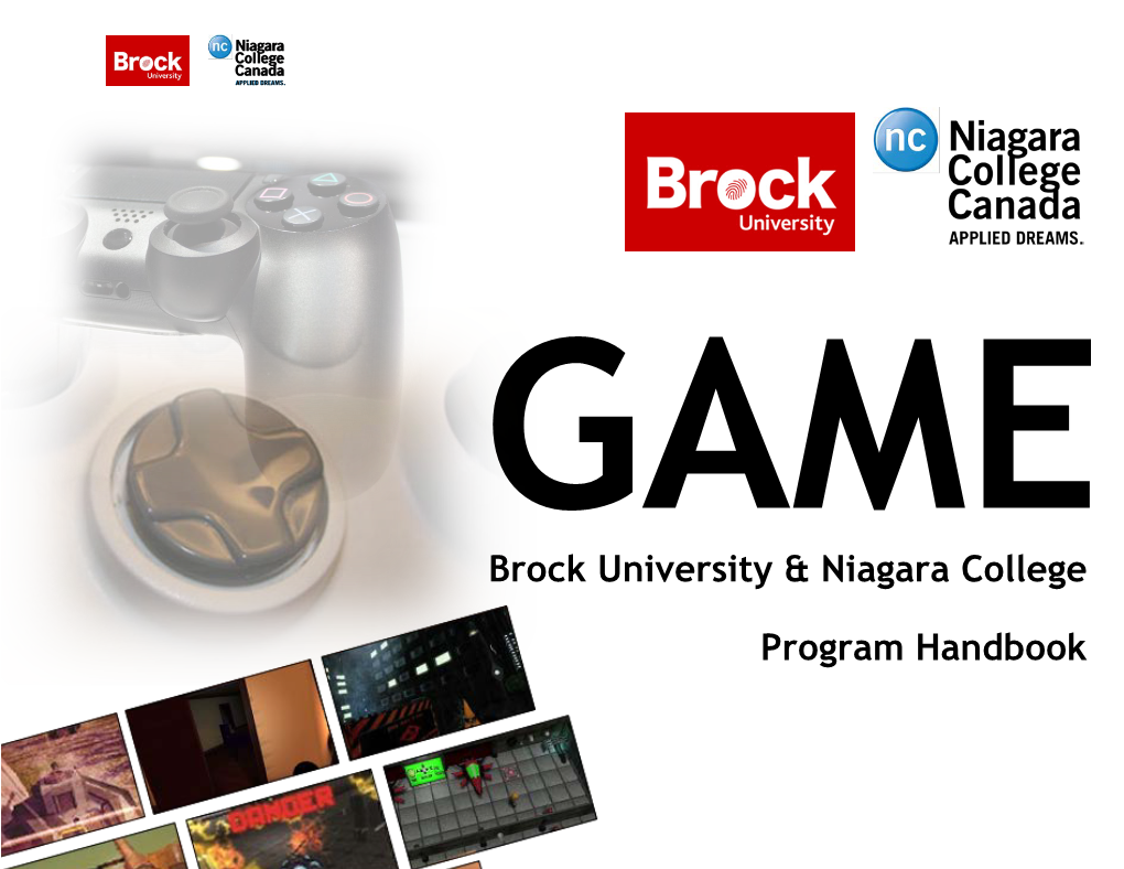 Brock University & Niagara College Program Handbook