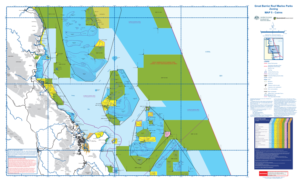 Great Barrier Reef Marine Parks Zoning MAP 5